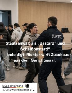 Wenn der Saal geräumt wird, wer steht eigentlich dazwischen?